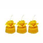 Beeswax Candles - Rose 3 Pack - 50g