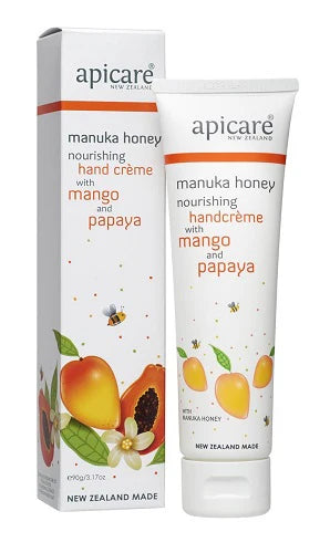 Apicare Manuka Honey Body Creme With Mango and Papaya, 90g
