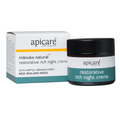 Apicare Mānuka Natural Restorative Rich Night Creme, 50g