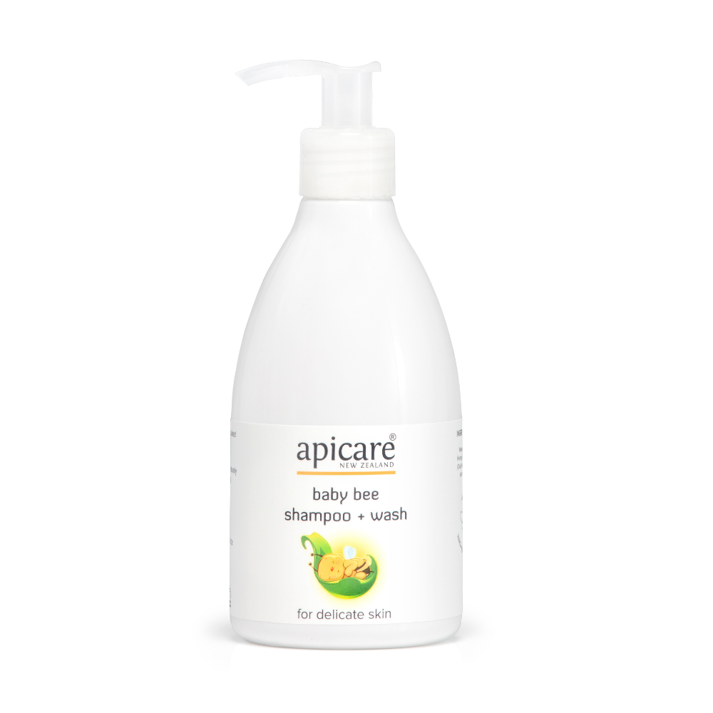 Apicare Baby Bee Shampoo + Wash for Delicate Skin, 500ml
