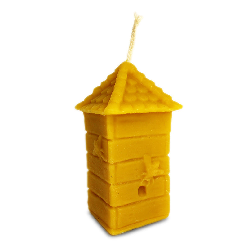 Beeswax Candle - Beehive - 6 x 12cm