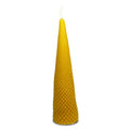 Beeswax Candle - Triangle - 4 x 18cm