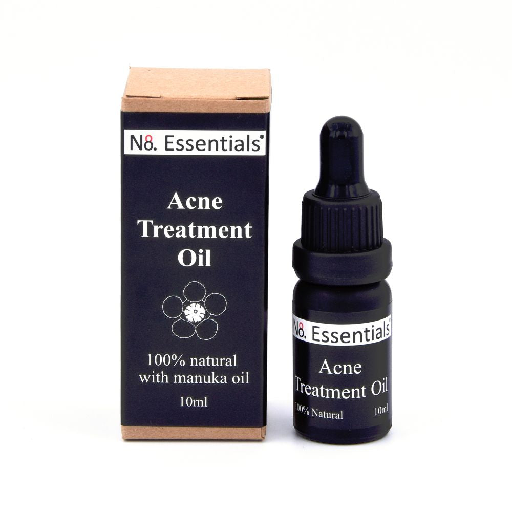No 8. Essentials Acne Treatment Oil – Organic – 100% Natural with Manuka Oil 10ml