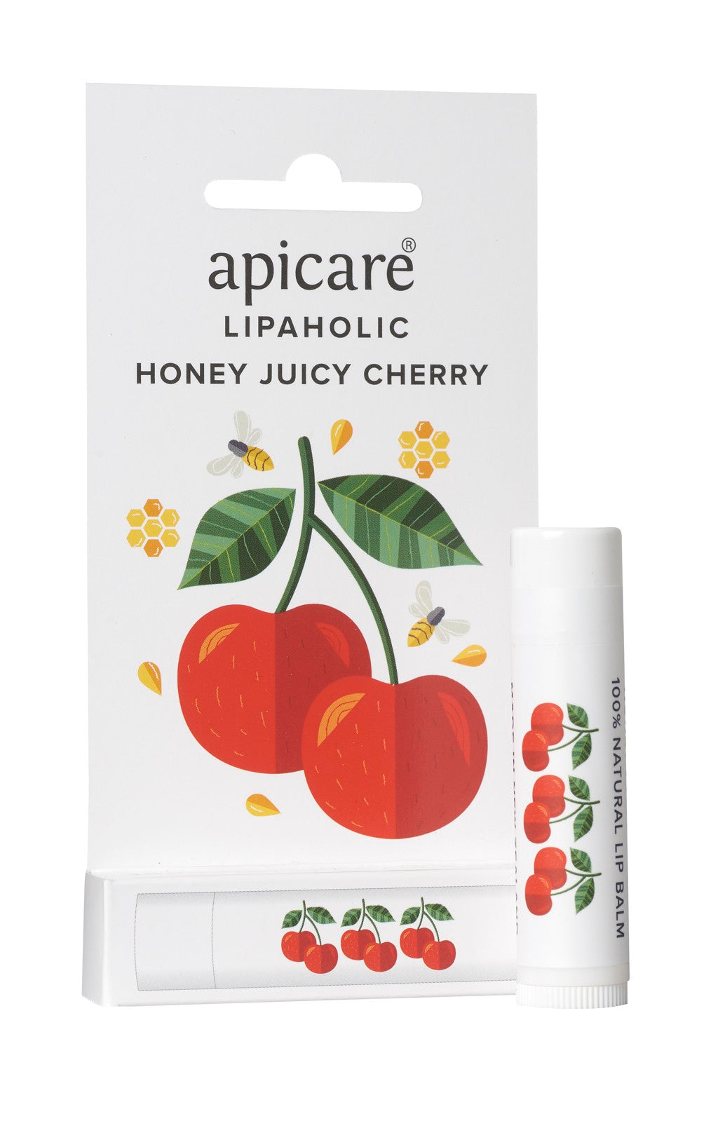 Apicare Lipaholic Honey Juicy Cherry Lip Balm