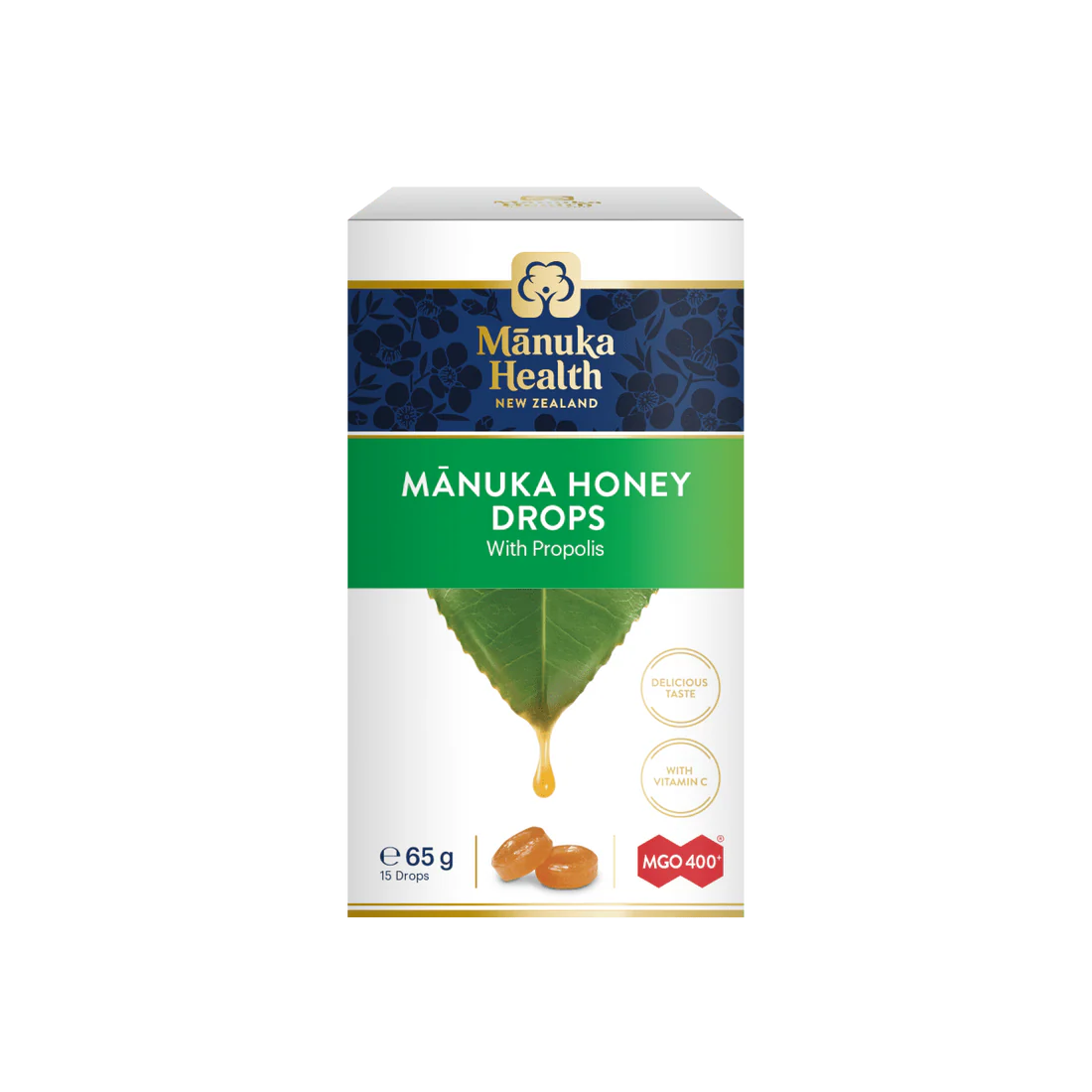 Manuka Health Manuka Honey Drops with Propolis, 65g