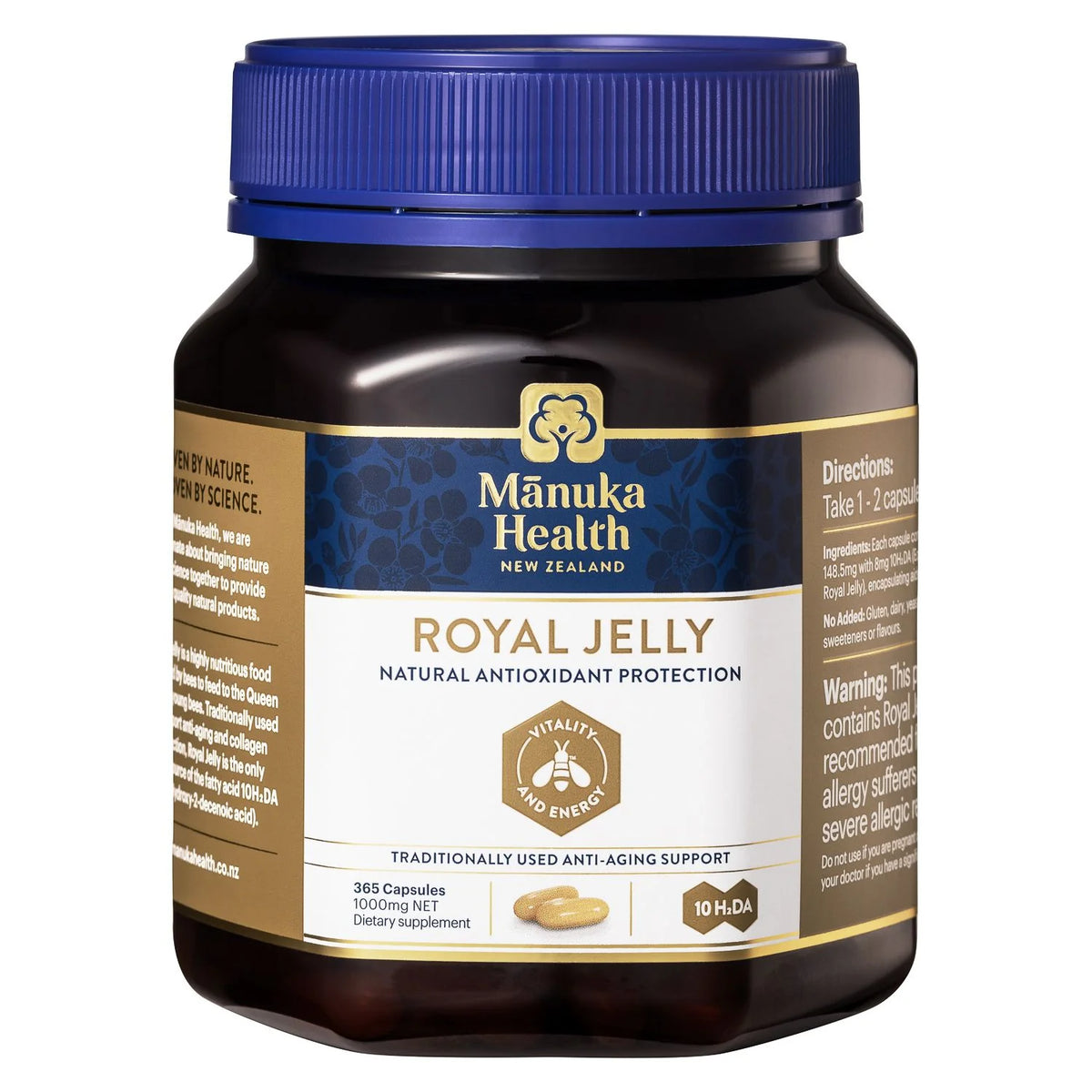 Manuka Health Royal Jelly Capsules x 180, 1000mg