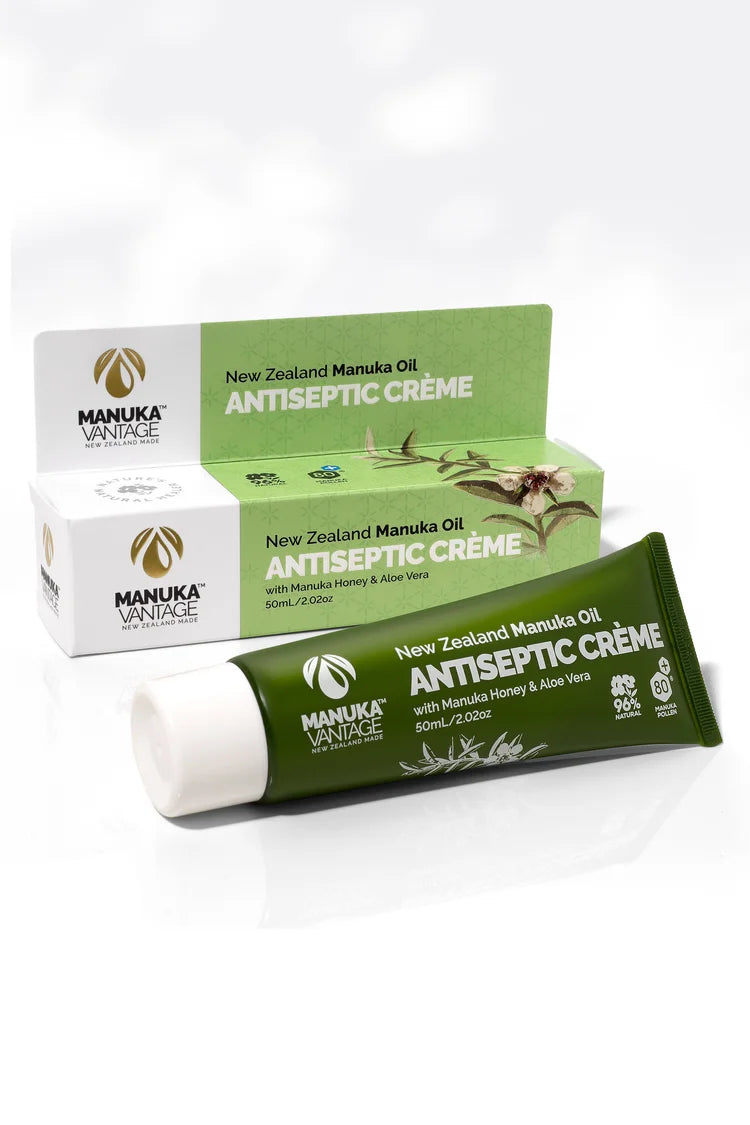 Manuka Vantage Antiseptic Creme with Manuka Honey 80+ and Aloe Vera, 50ml