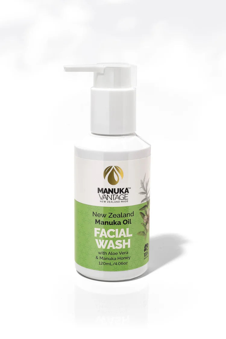 Manuka Vantage Facial Wash with Aloe Vera and Manuka Honey, 120ml
