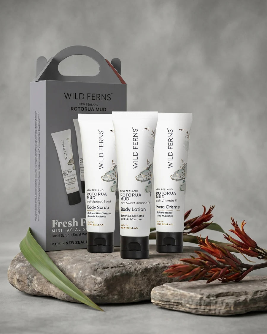 Wild Ferns Rotorua Mud Fresh Fix Mini Body Gift Set