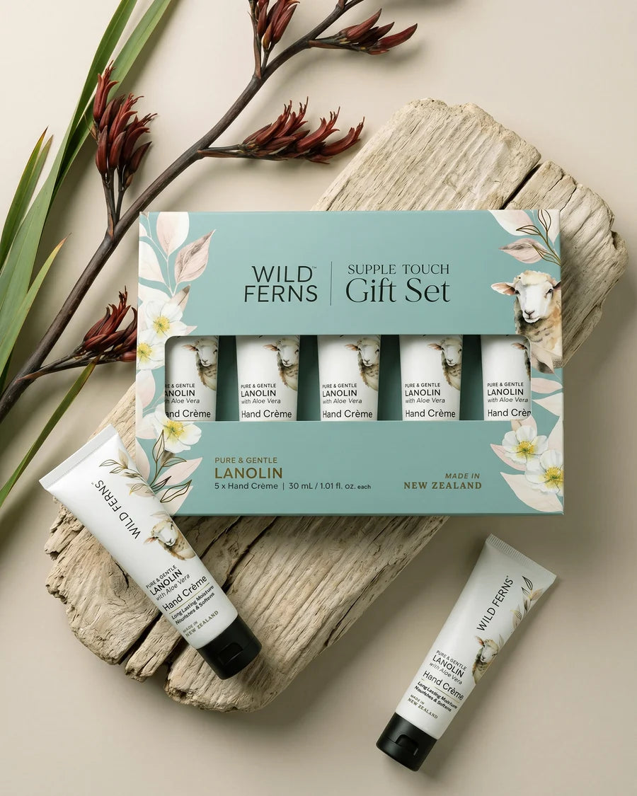 Wild Ferns Lanolin Supple Touch Gift Set