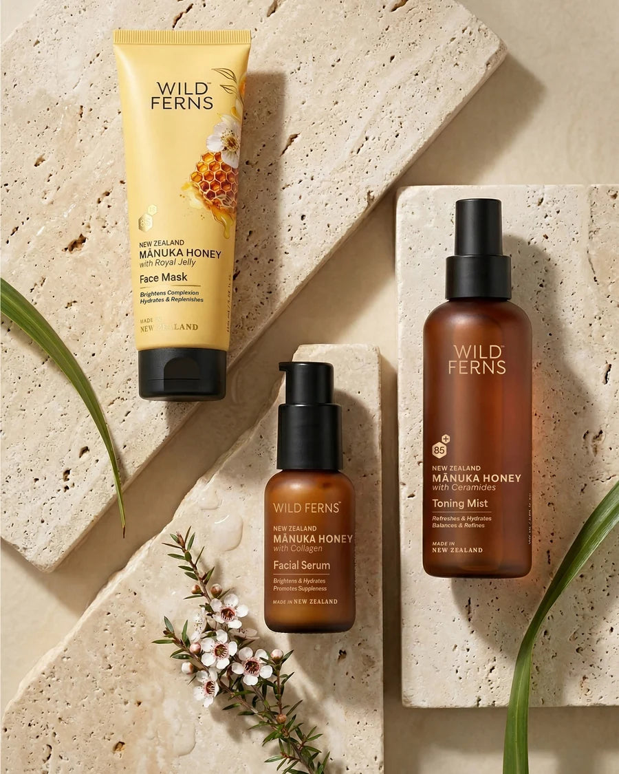 Wild Ferns Mānuka Honey Toning Mist, 180ml