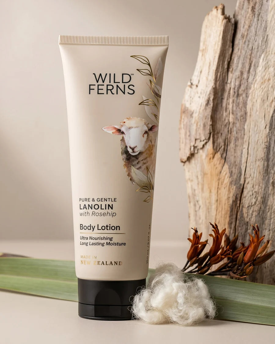Wild Ferns Lanolin Body Lotion