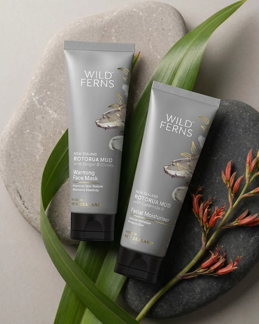 Wild Ferns Rotorua Mud Warming Face Mask
