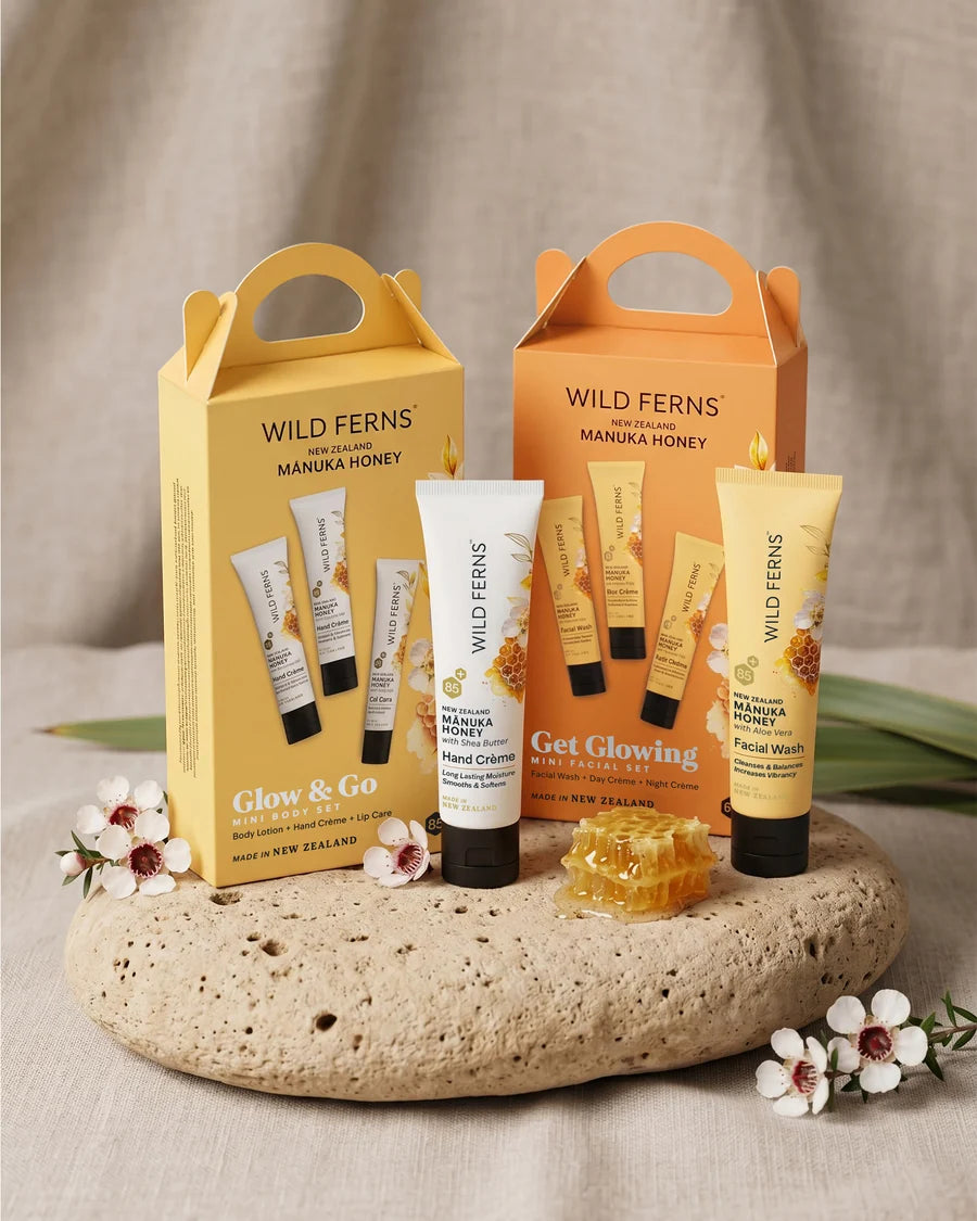 Wild Ferns Mānuka Honey Get Glowing Mini Facial Set