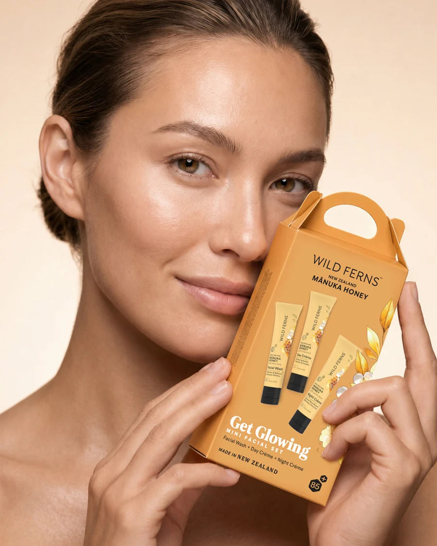 Wild Ferns Mānuka Honey Get Glowing Mini Facial Set
