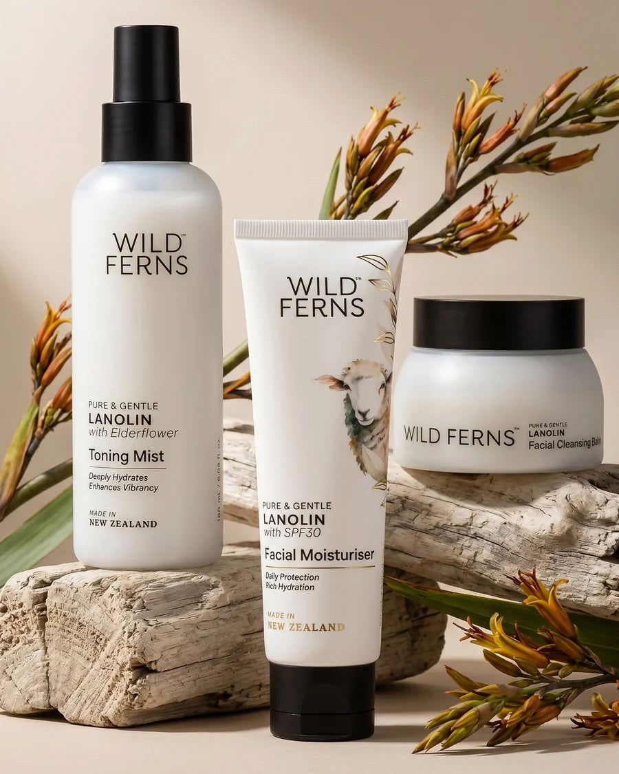 Wild Ferns Lanolin Facial Moisturiser SPF30