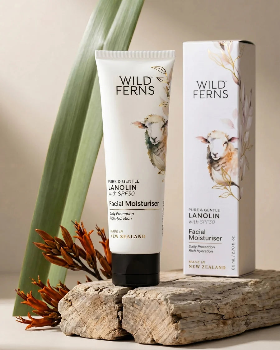 Wild Ferns Lanolin Facial Moisturiser SPF30