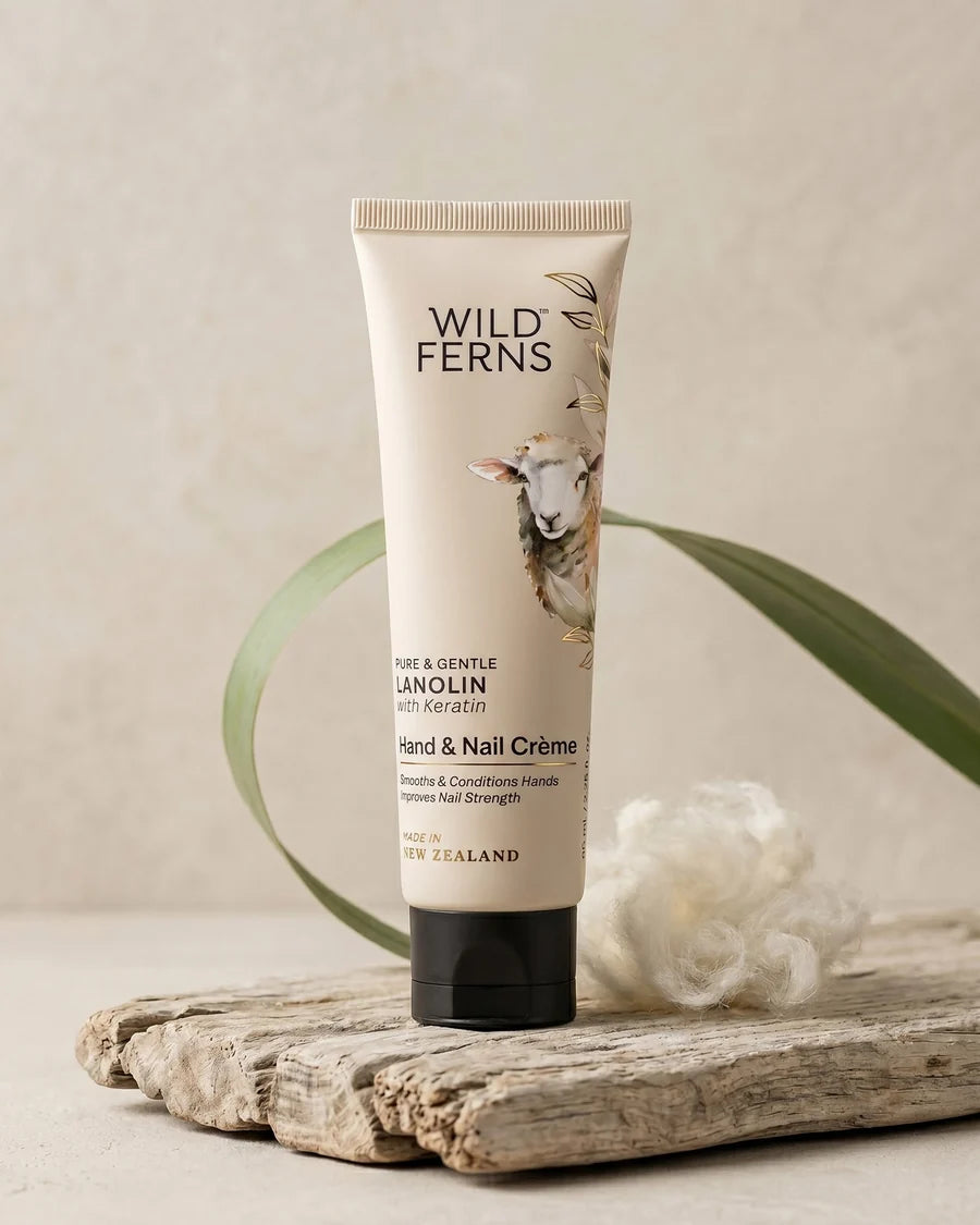 Wild Ferns Lanolin Hand & Nail Crème
