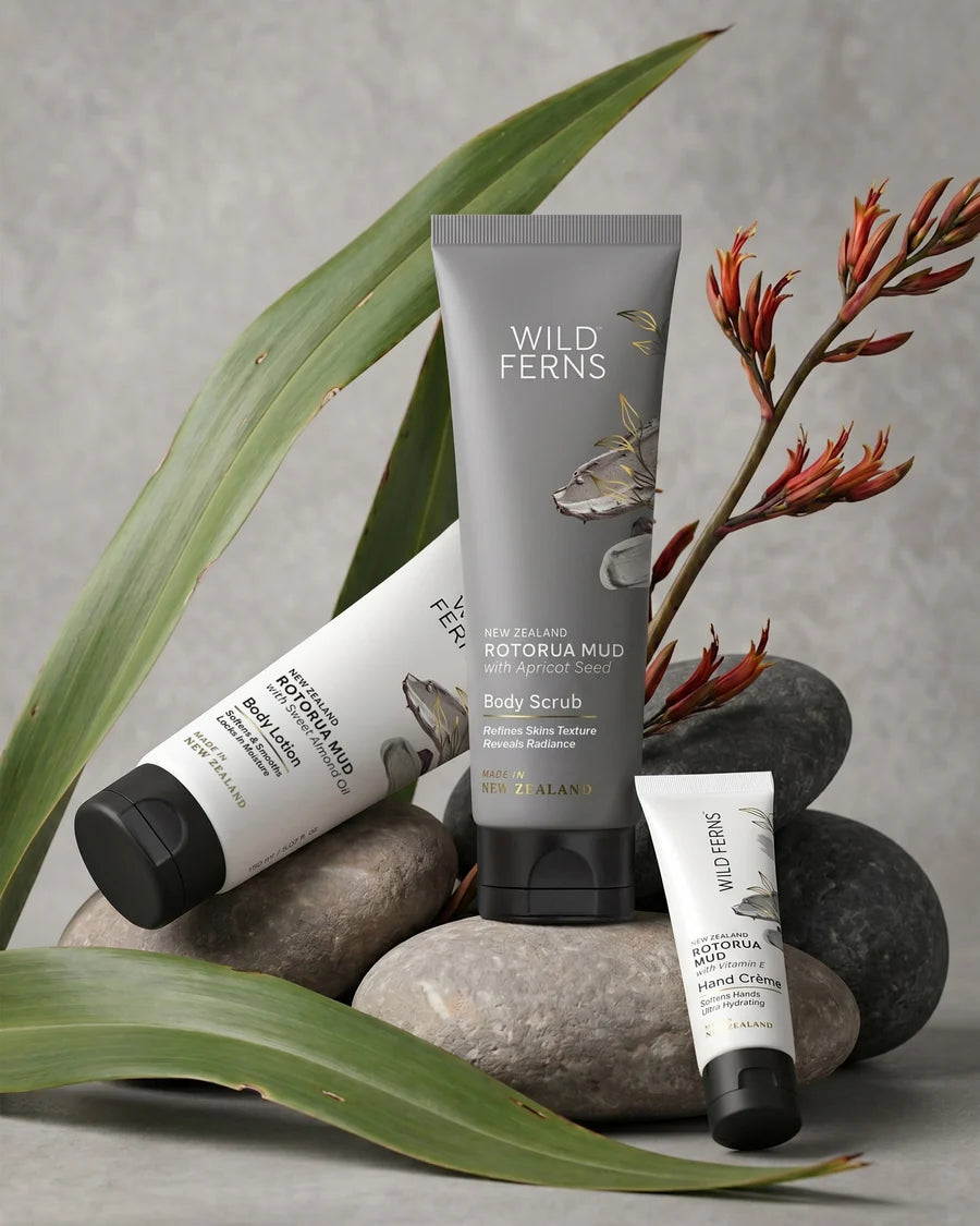 Wild Ferns Rotorua Mud Warming Body Scrub