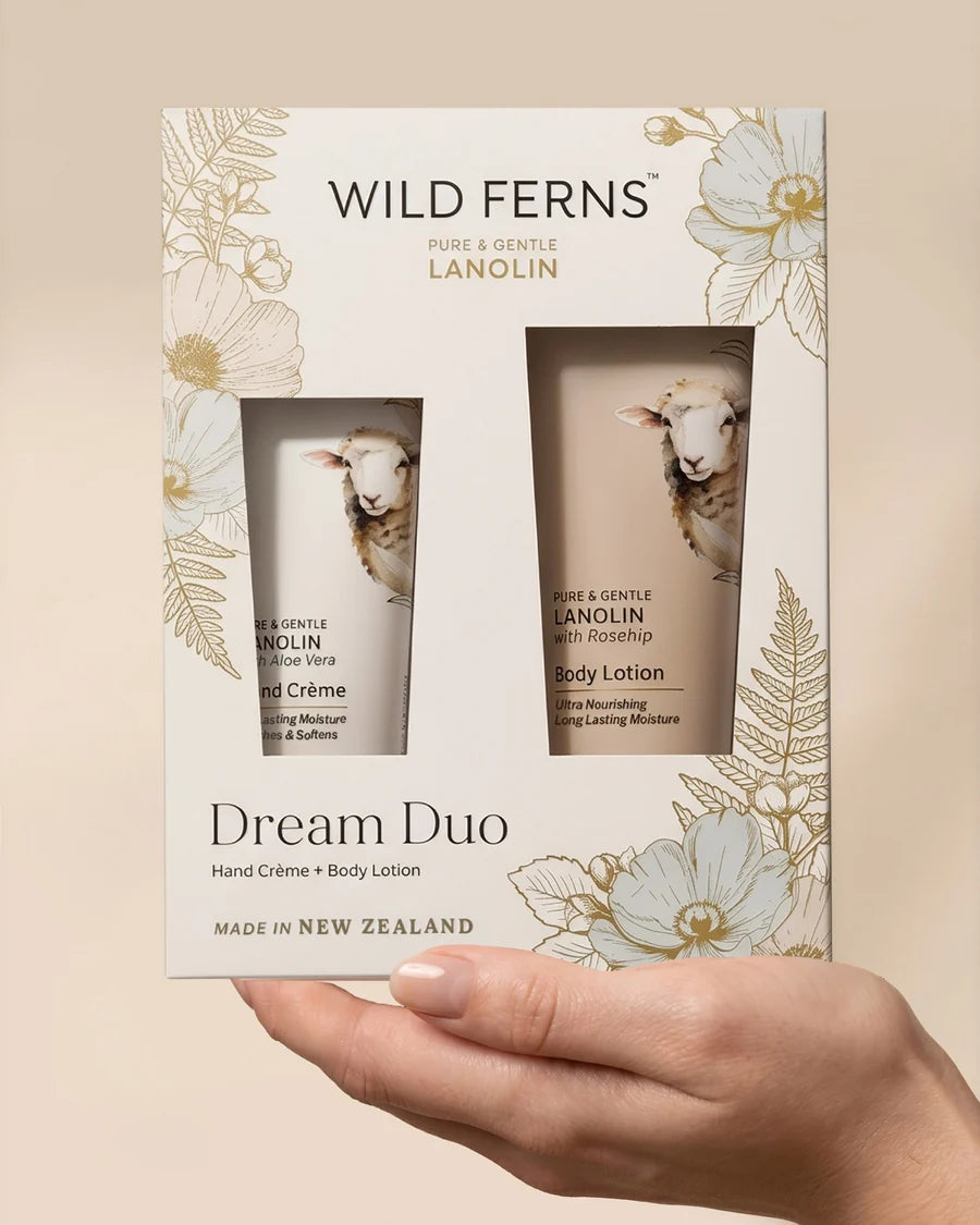Wild Ferns Lanolin Dream Duo Gift Box