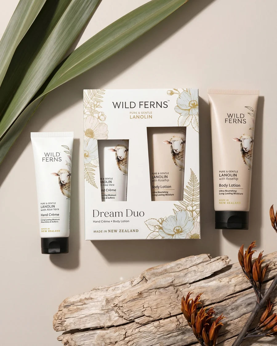 Wild Ferns Lanolin Dream Duo Gift Box