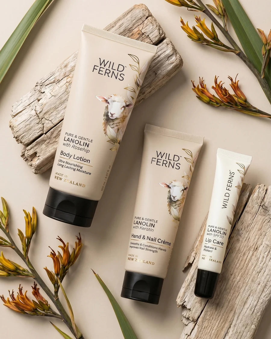 Wild Ferns Lanolin Body Lotion