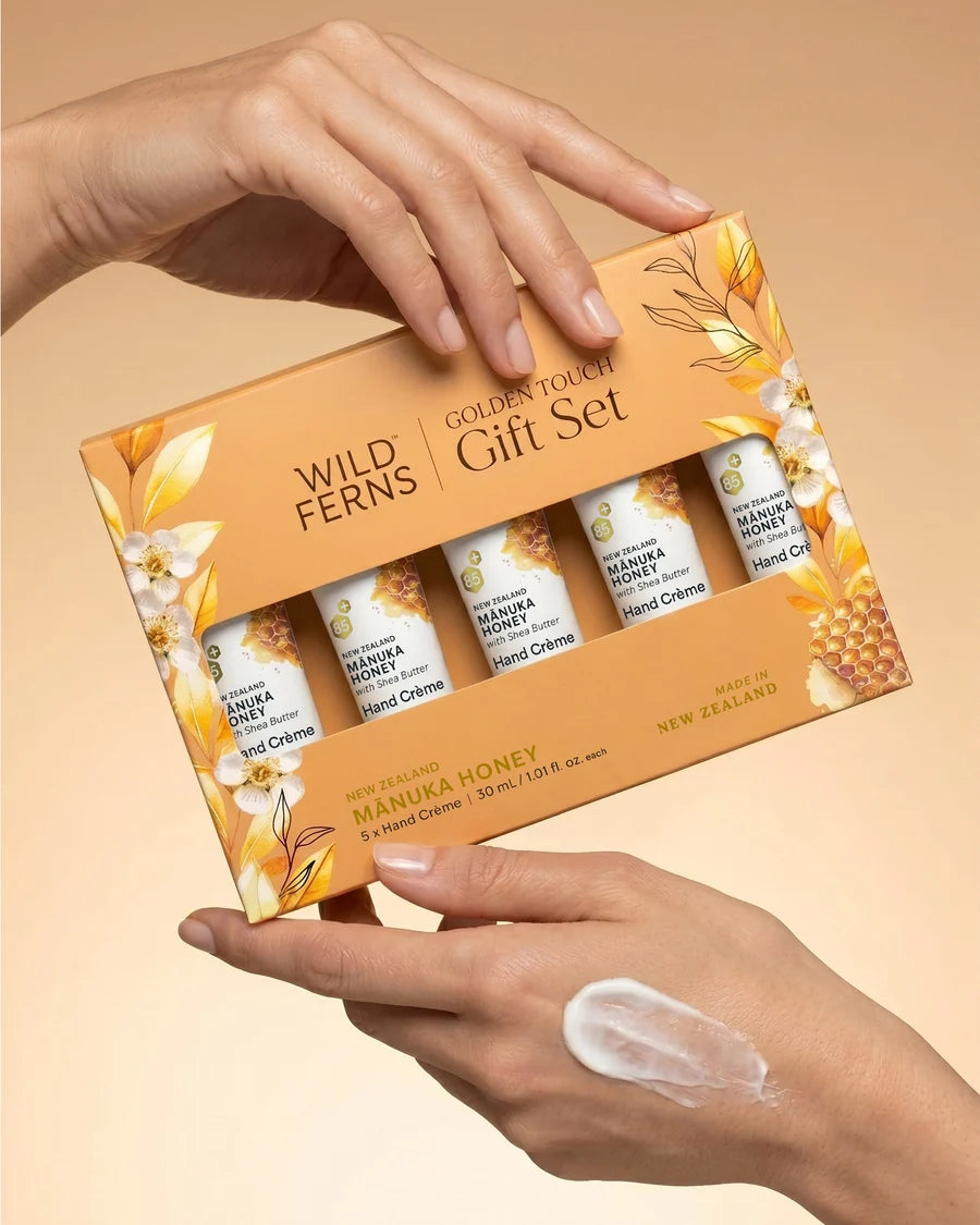 Wild Ferns Mānuka Honey Golden Touch Hand Crème Gift Set