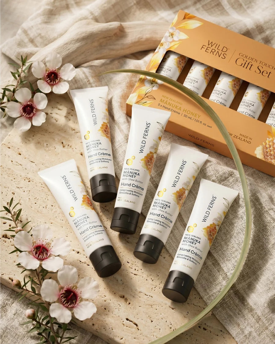 Wild Ferns Mānuka Honey Golden Touch Hand Crème Gift Set