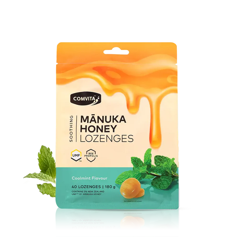 Comvita Manuka Honey Lozenges Mint, 180g