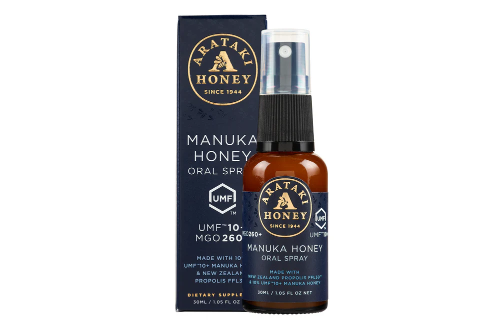 Arataki Manuka Honey Oral Spray UMF 10+ (with Propolis), 30ml