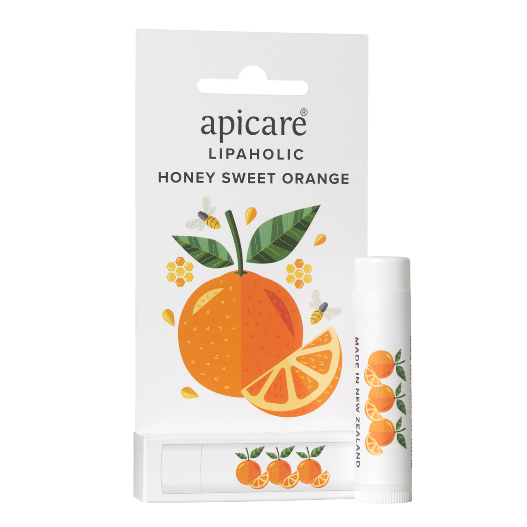 Apicare Lipaholic Honey Sweet Orange Lip Balm