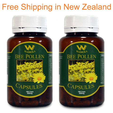 Bee Pollen Capsules - Twin Pack