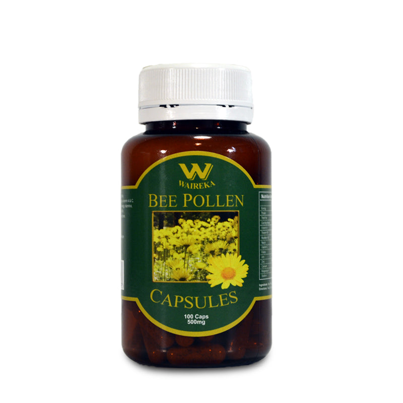 Bee Pollen Capsules, 100 x 500mg