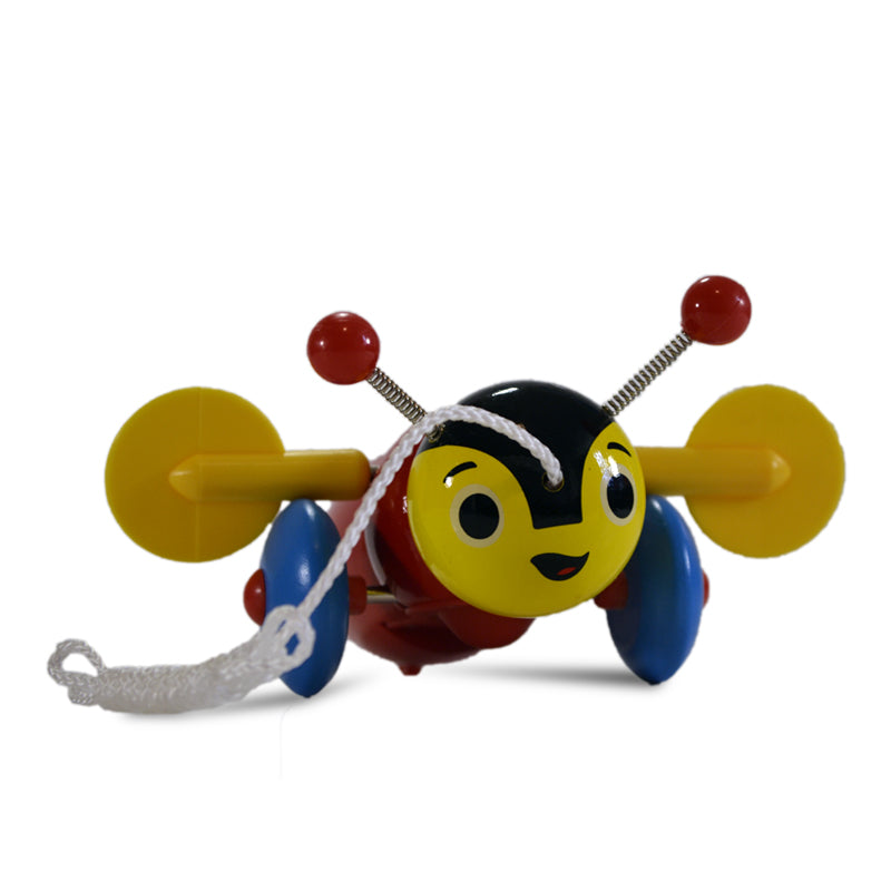 Buzzy Bee Wooden Pull Along Toy