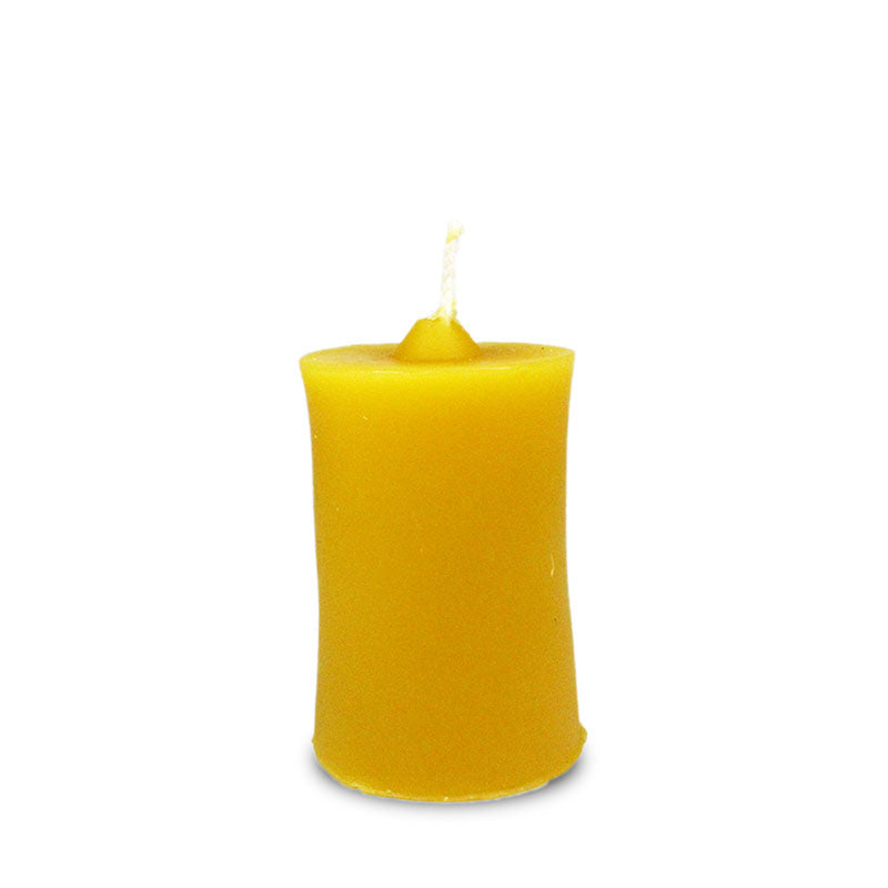 Beeswax Candle - Small Cylinder - 4 x 7cm