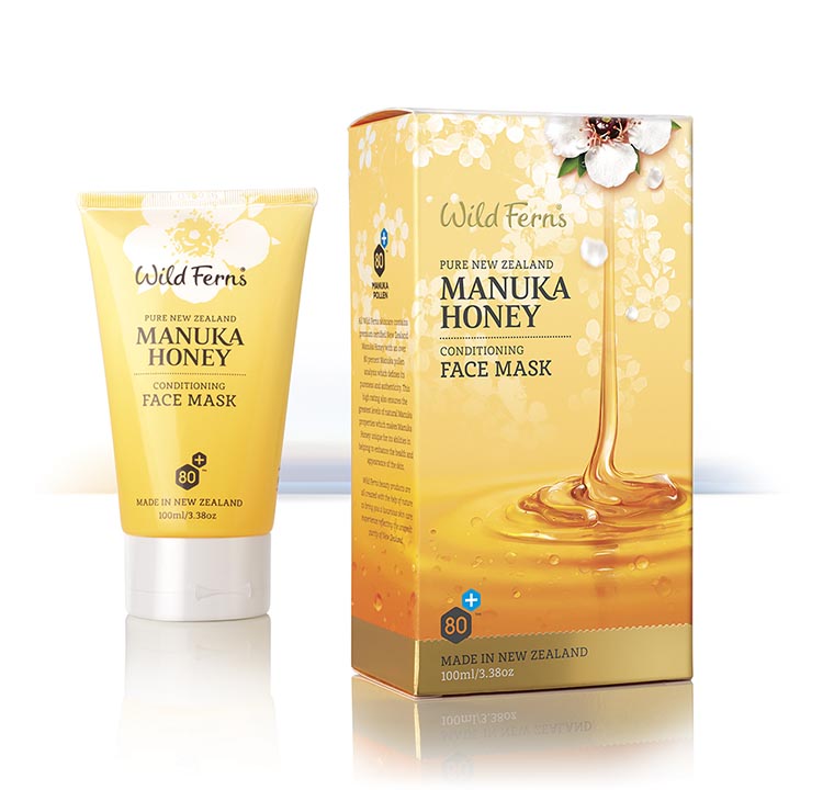 Wild Ferns Manuka Honey Conditioning Face Mask, 100ml